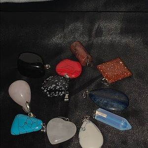 Manufactured stones pendant